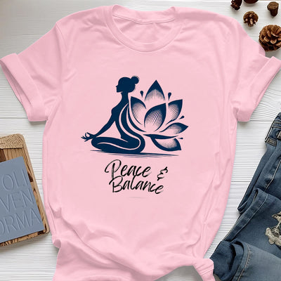 Olivenorma Peace & Balance Yoga Meditation Damen T-Shirt