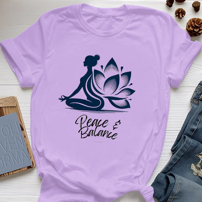 Olivenorma Peace & Balance Yoga Meditation Damen T-Shirt