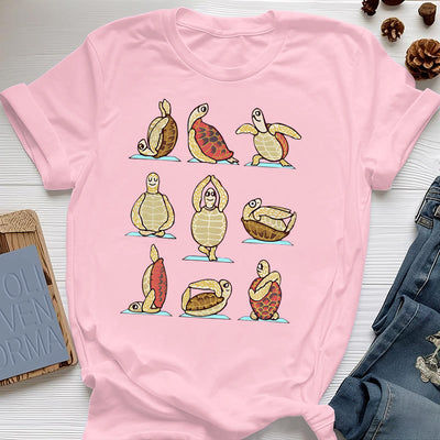 Olivenorma Yoga Schildkröte T-Shirt