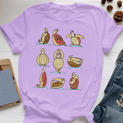 Olivenorma Yoga Schildkröte T-Shirt