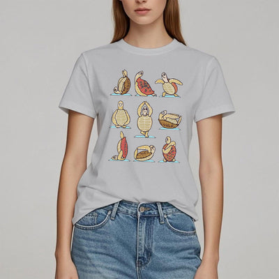 Olivenorma Yoga Schildkröte T-Shirt