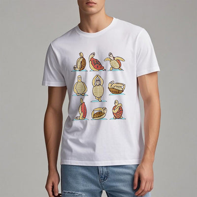 Olivenorma Yoga Schildkröte T-Shirt