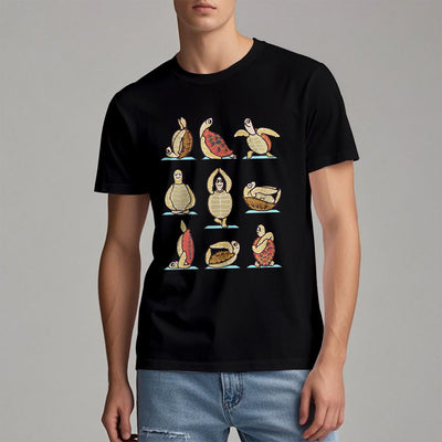 Olivenorma Yoga Schildkröte T-Shirt