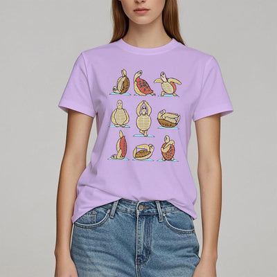 Olivenorma Yoga Schildkröte T-Shirt
