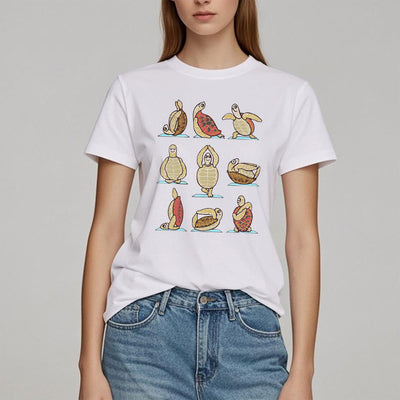 Olivenorma Yoga Schildkröte T-Shirt