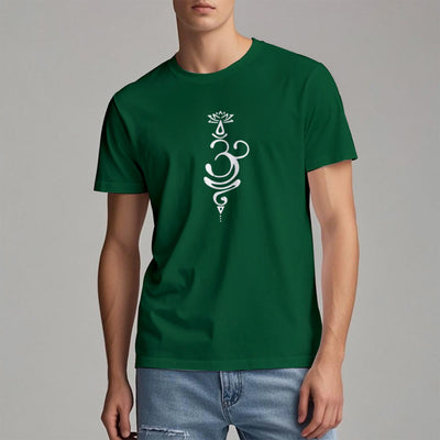 Olivenorma OM Lotus Chakra Symbol T-Shirt