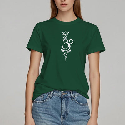 Olivenorma OM Lotus Chakra Symbol T-Shirt