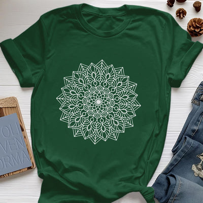 Olivenorma Blumen Mandala Lotus T-Shirt