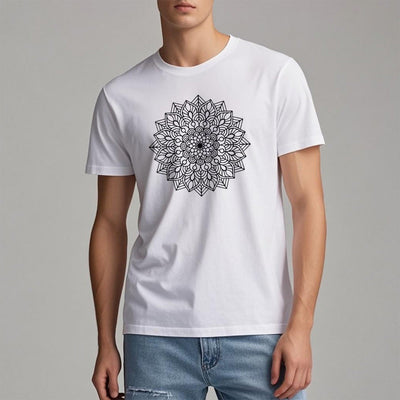 Olivenorma Blumen Mandala Lotus T-Shirt