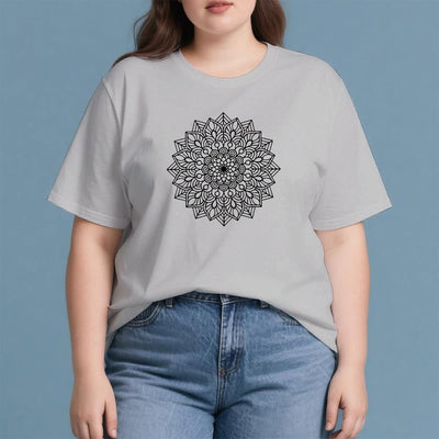 Olivenorma Blumen Mandala Lotus T-Shirt