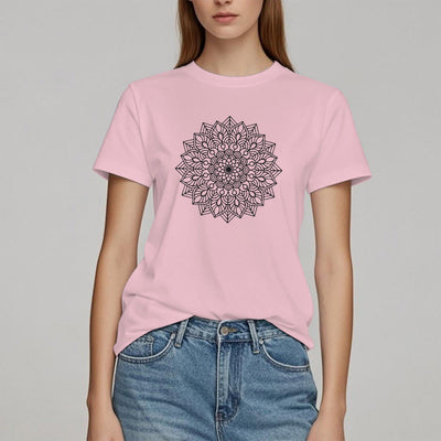 Olivenorma Blumen Mandala Lotus T-Shirt