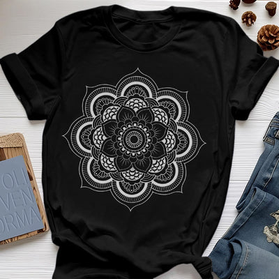 Olivenorma Mandala Lotus T-Shirt