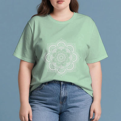 Olivenorma Mandala Lotus T-Shirt
