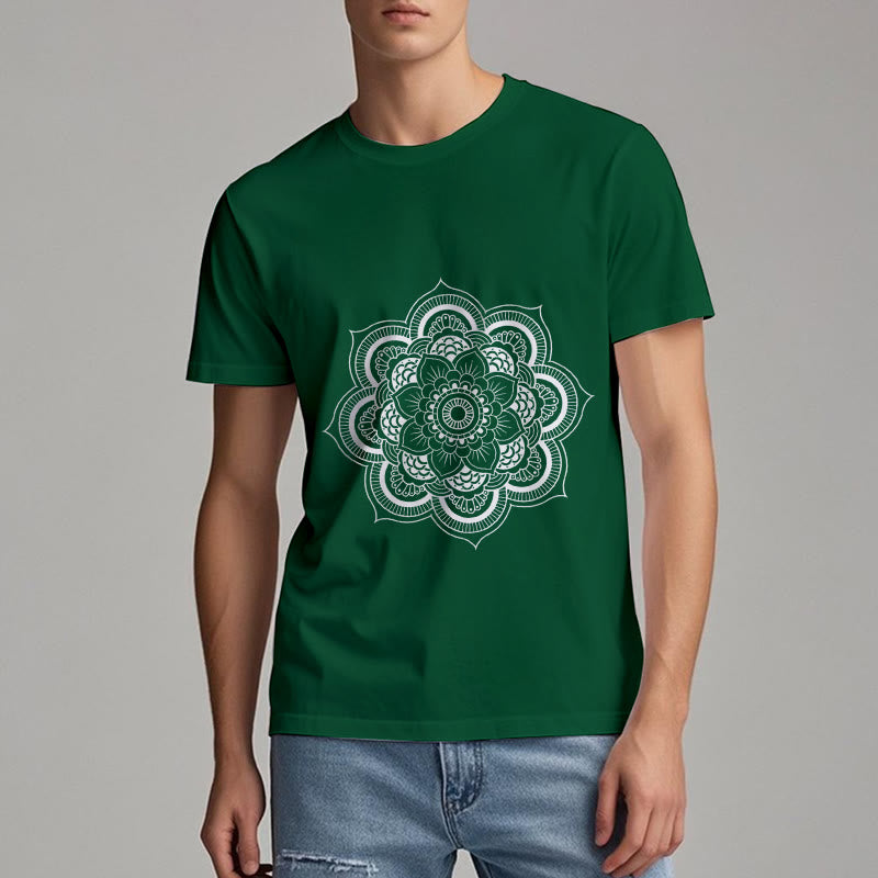 Olivenorma Mandala Lotus T-Shirt