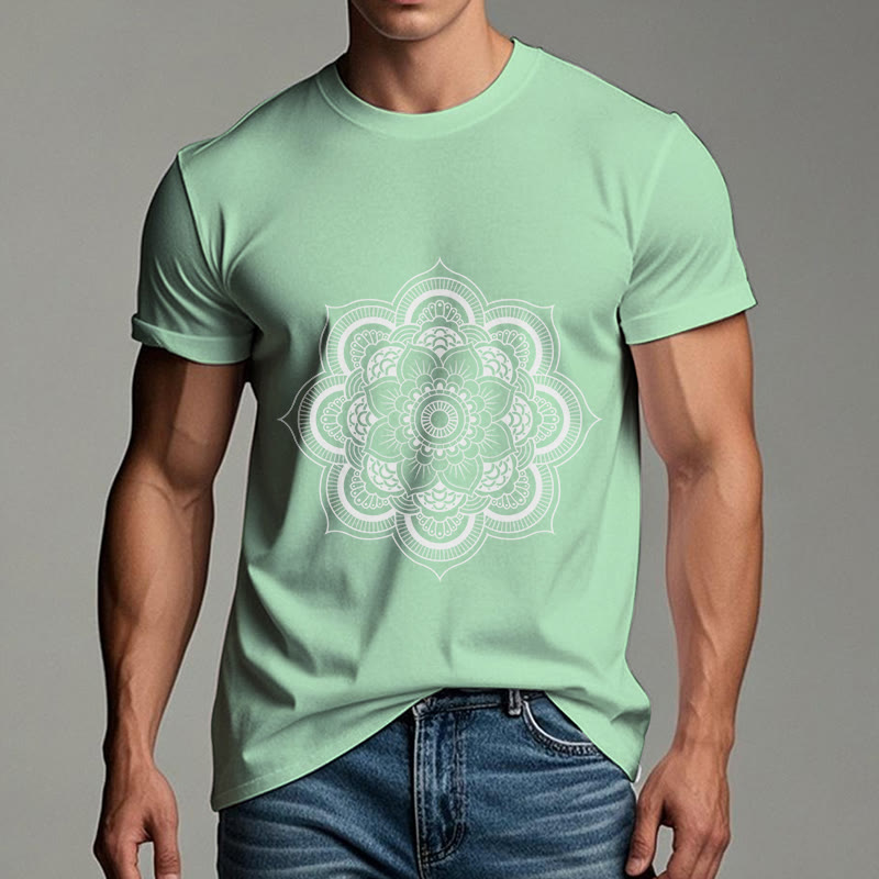 Olivenorma Mandala Lotus T-Shirt