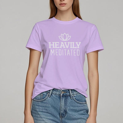 Olivenorma T-Shirt mit Lotusmotiv