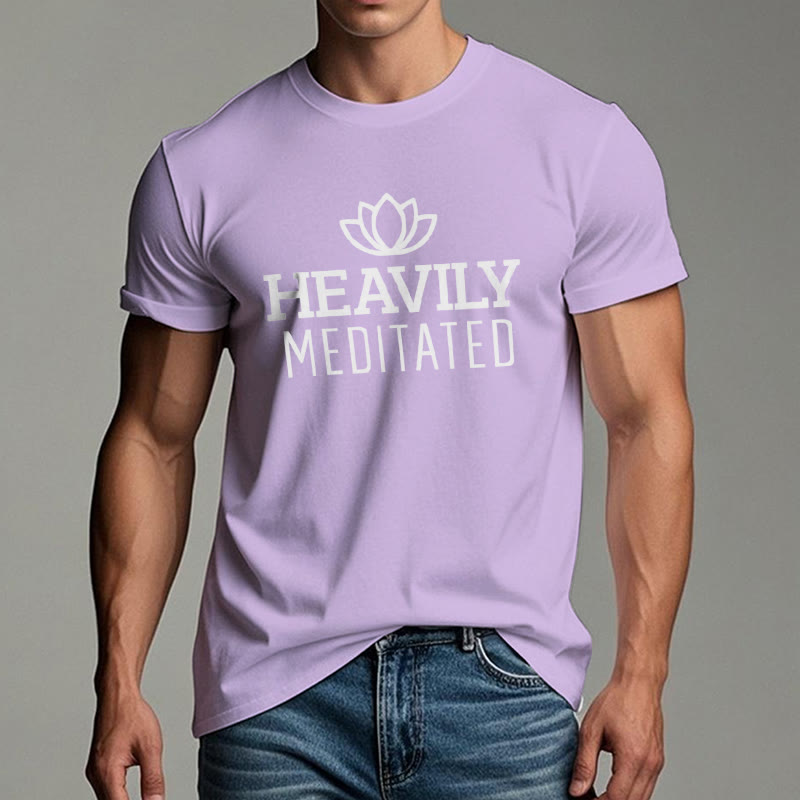 Olivenorma T-Shirt mit Lotusmotiv