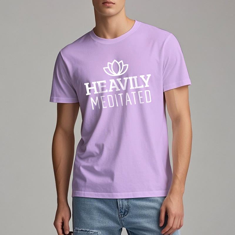 Olivenorma T-Shirt mit Lotusmotiv