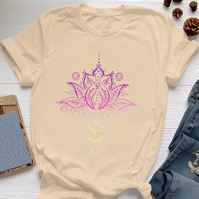 Olivenorma OM Lotusblumen-T-Shirt