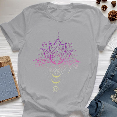 Olivenorma OM Lotusblumen-T-Shirt