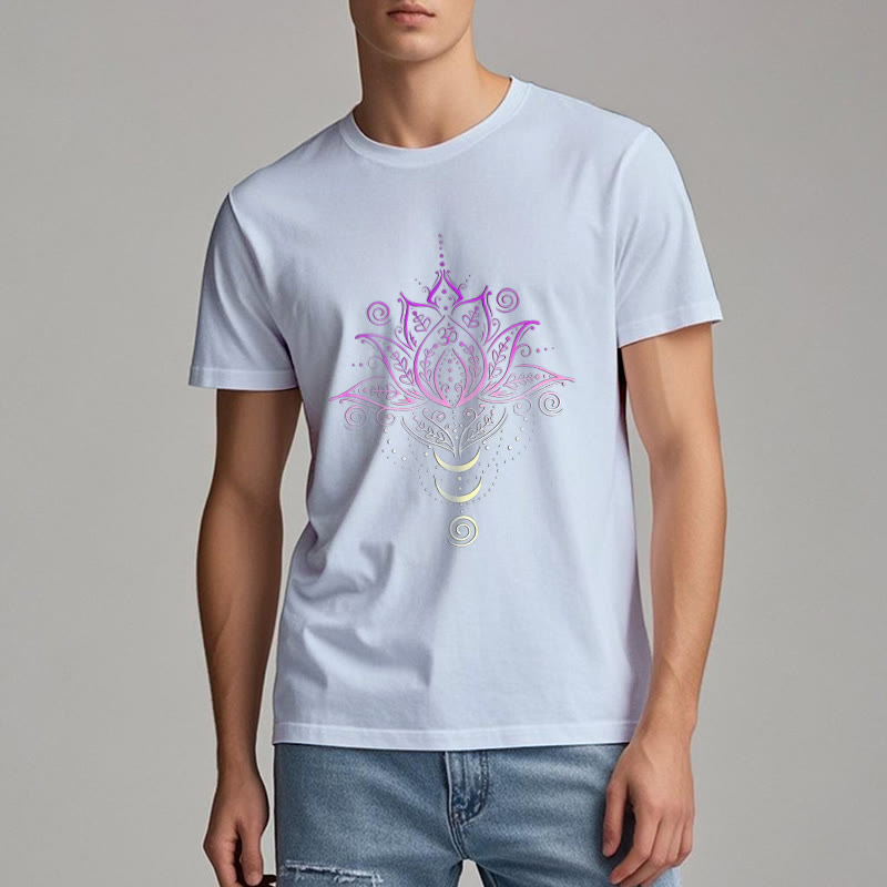 Olivenorma OM Lotusblumen-T-Shirt