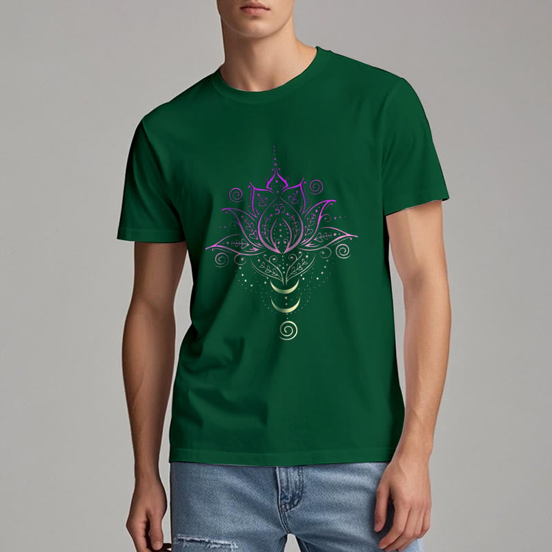 Olivenorma OM Lotusblumen-T-Shirt