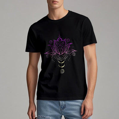 Olivenorma OM Lotusblumen-T-Shirt