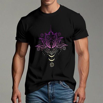 Olivenorma OM Lotusblumen-T-Shirt