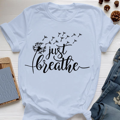 Olivenorma Just Breathe Löwenzahn T-Shirt