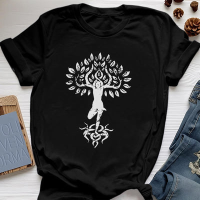 Olivenorma Blume Zen Baum T-Shirt