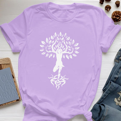 Olivenorma Blume Zen Baum T-Shirt