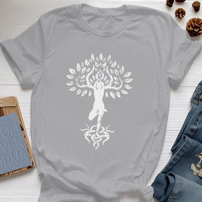 Olivenorma Blume Zen Baum T-Shirt