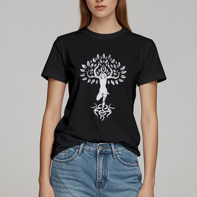 Olivenorma Blume Zen Baum T-Shirt