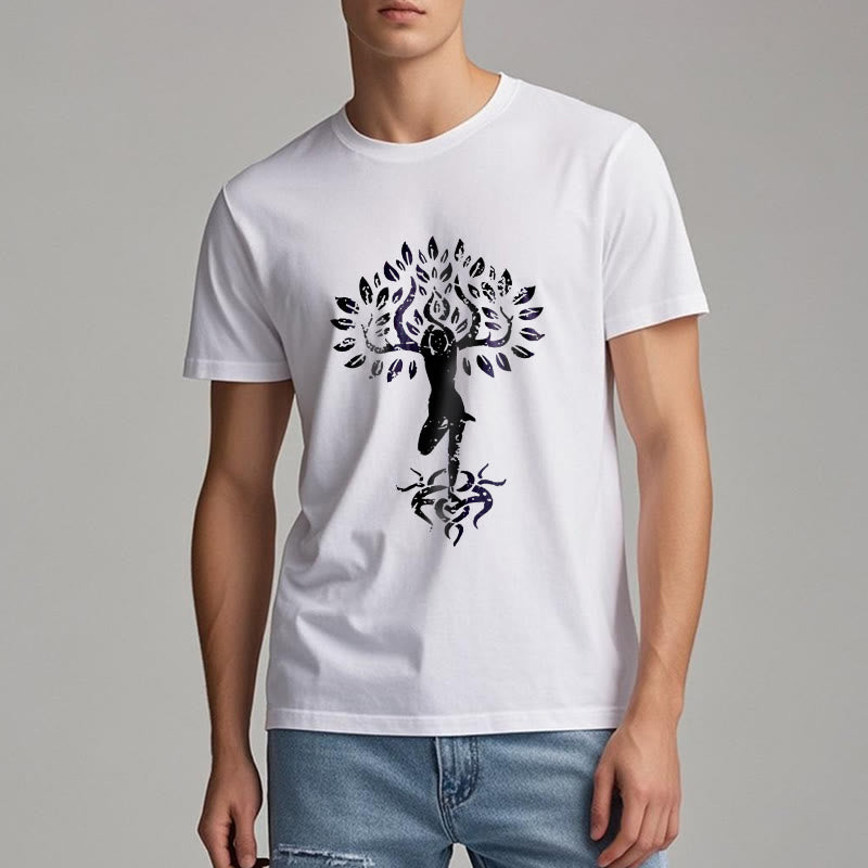 Olivenorma Blume Zen Baum T-Shirt