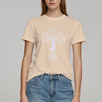 Olivenorma Blume Zen Baum T-Shirt