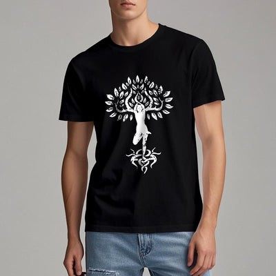 Olivenorma Blume Zen Baum T-Shirt