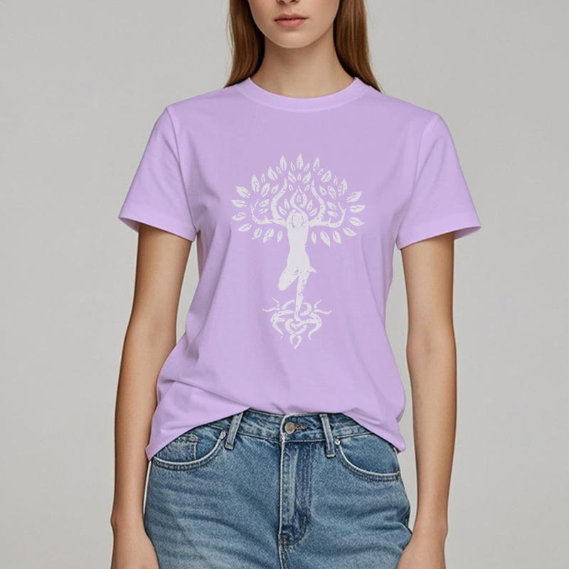 Olivenorma Blume Zen Baum T-Shirt