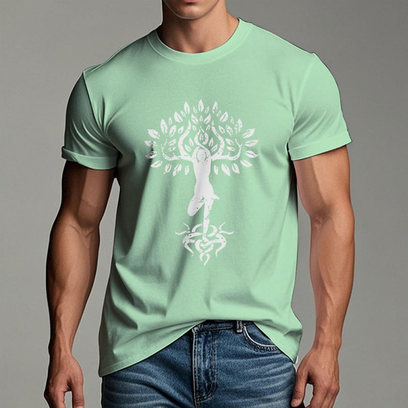 Olivenorma Blume Zen Baum T-Shirt