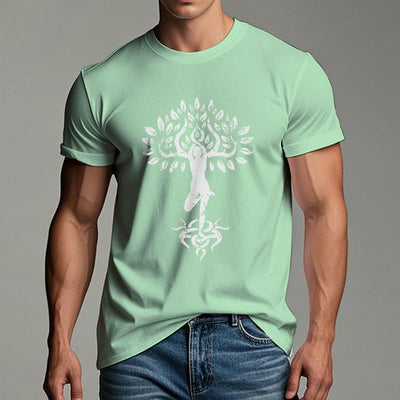 Olivenorma Blume Zen Baum T-Shirt