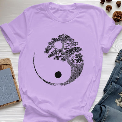 Olivenorma Yin Yang Bonsai Baum T-Shirt