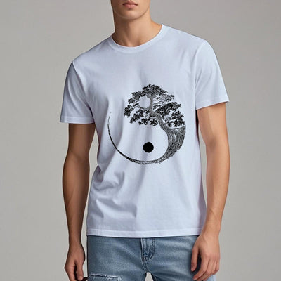 Olivenorma Yin Yang Bonsai Baum T-Shirt