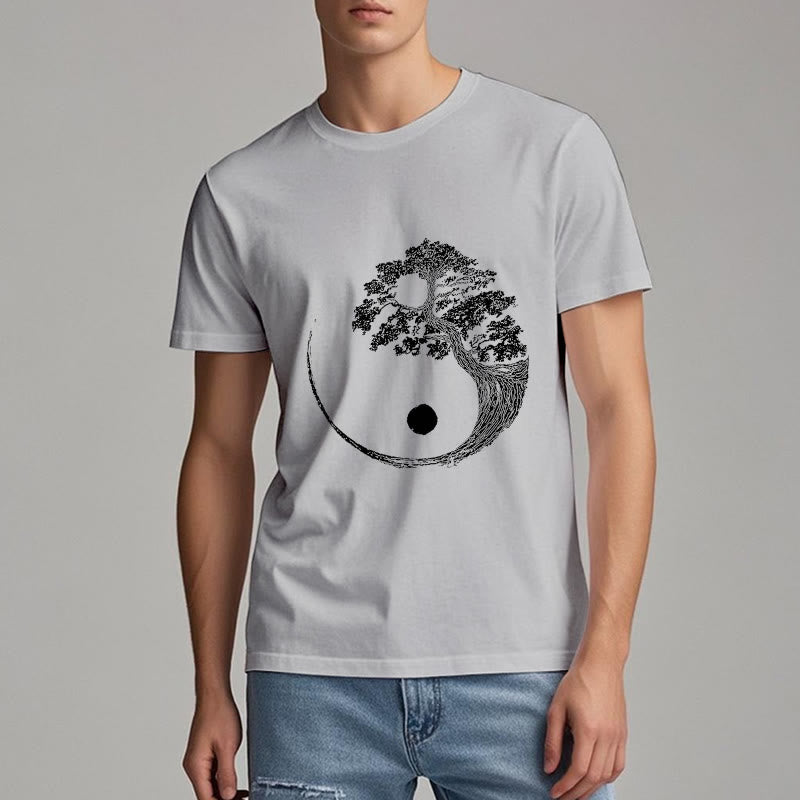 Olivenorma Yin Yang Bonsai Baum T-Shirt