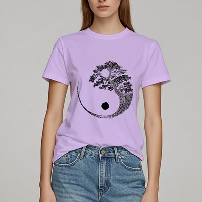 Olivenorma Yin Yang Bonsai Baum T-Shirt