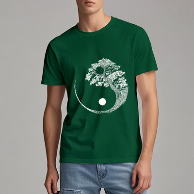 Olivenorma Yin Yang Bonsai Baum T-Shirt