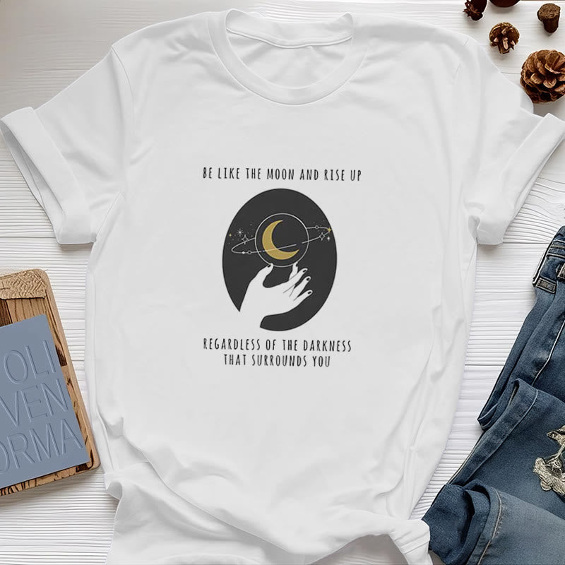 Olivenorma – T-Shirt „Sei wie der Mond“
