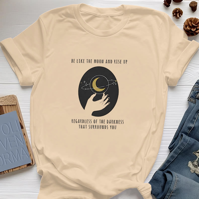 Olivenorma – T-Shirt „Sei wie der Mond“