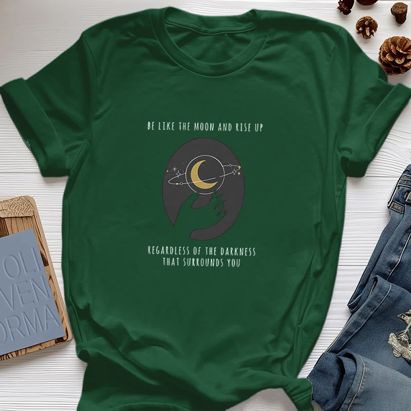 Olivenorma – T-Shirt „Sei wie der Mond“