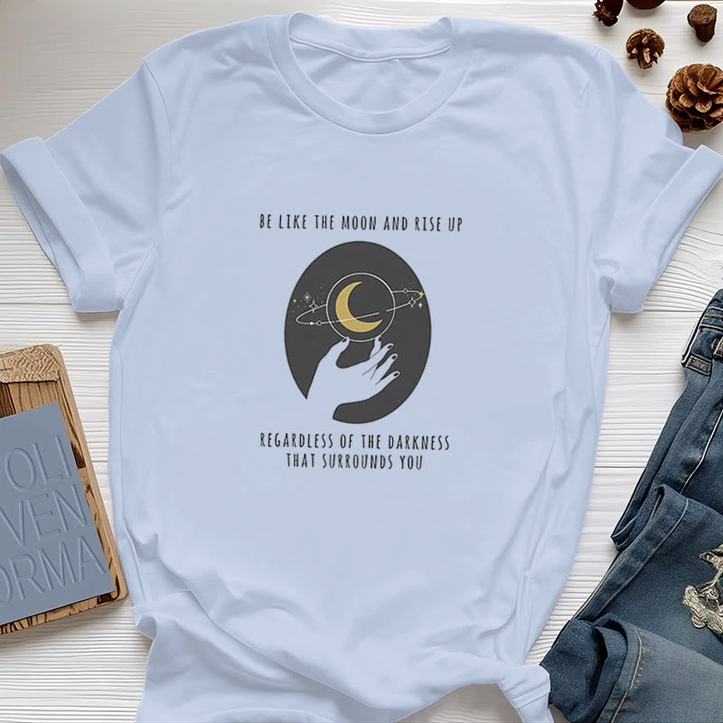 Olivenorma – T-Shirt „Sei wie der Mond“
