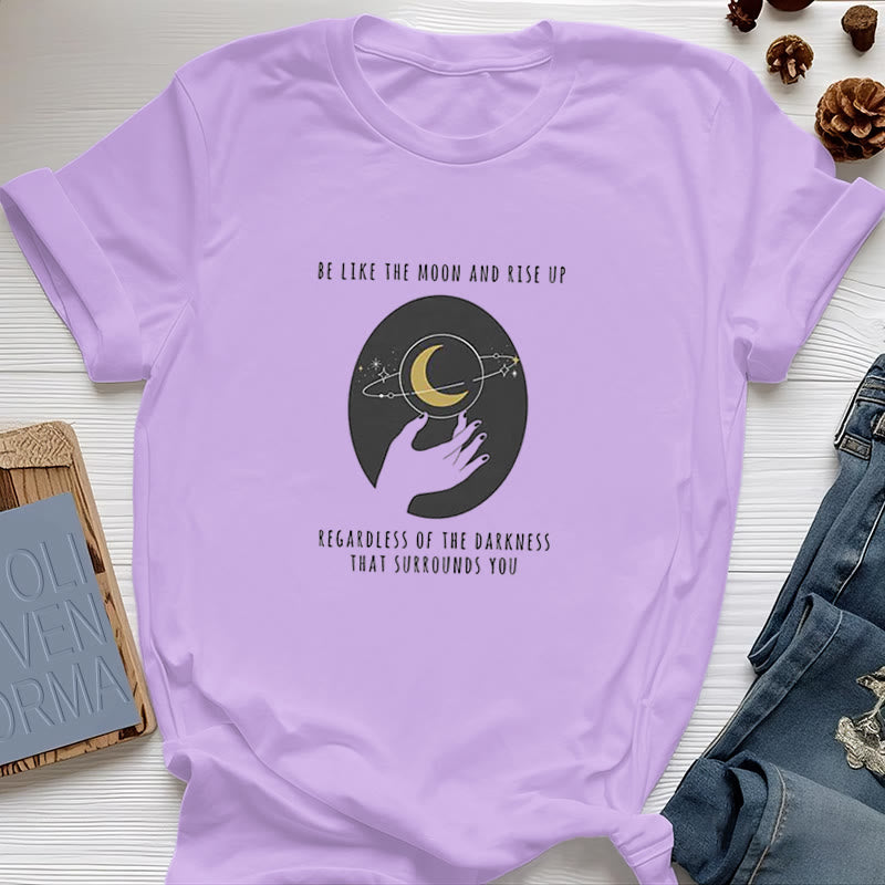 Olivenorma – T-Shirt „Sei wie der Mond“