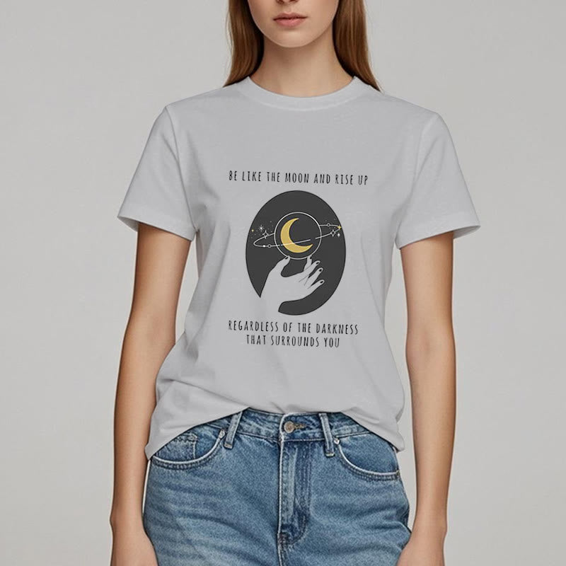 Olivenorma – T-Shirt „Sei wie der Mond“